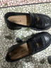 百麗（Belle）元寶樂(lè )福鞋女鞋2026春季新款商場(chǎng)同款羊皮黑色小皮鞋E9L1DAA6預售 黑色 38 (240mm) 曬單實(shí)拍圖