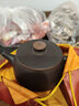 聽(tīng)紫云建水紫陶茶壺茶具大口石瓢漢瓦壺全手工非紫砂可提可轉家用送禮 金腰帶1號 200ml 曬單實(shí)拍圖