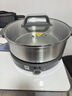 美的（Midea）0涂層電火鍋不銹鋼火鍋專(zhuān)用鍋分體可拆全鋼速沸電火鍋電熱鍋多功能鍋6.5L電煮鍋多用途鍋HGS30G1 曬單實(shí)拍圖