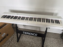 特倫斯V70折疊重錘電鋼琴88鍵電子鋼琴成人兒童入門(mén)考級演出便攜式電鋼 皓月白+原裝便攜琴包+可升降琴架+豪華禮包 曬單實(shí)拍圖