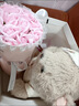 亦趣生日禮物女士抱抱熊娃娃玩偶仿真花束創(chuàng  )意毛絨玩具高級感禮物  禮盒裝】晚安熊+11朵櫻花粉花束+燈串 情人節禮物送女孩女生閨蜜女朋友38女神節 曬單實(shí)拍圖
