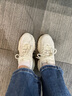 百思圖25時(shí)髦增高老爹鞋網(wǎng)面透氣運動(dòng)休閑鞋D3053BM5 米色 37 曬單實(shí)拍圖