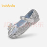 巴拉巴拉童鞋女童公主鞋春秋鞋子兒童蝴蝶結涼鞋洋氣甜美 曬單實(shí)拍圖