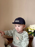U&MUDI嬰兒帽子春秋薄款字母百搭鴨舌帽小月齡戶(hù)外遮陽(yáng)嬰幼兒寶寶棒球春 YESI米色 1頂 參考3個(gè)月-2歲  帽圍(44-48cm) 曬單實(shí)拍圖