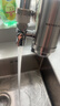沁園（TRULIVA）凈水器水龍頭臺式前置家用廚房自來(lái)水不銹鋼龍頭過(guò)濾器衛生間通用除水垢除余氯雙出水可清洗濾芯 不銹鋼款一機三芯【8級強效過(guò)濾】 曬單實(shí)拍圖