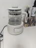 摩飛電器（Morphyrichards）全玻璃養生壺恒溫水壺家用燒水壺多段控溫電熱水壺極速風(fēng)冷沖奶泡奶機MR5602 1.2L 椰奶白 曬單實(shí)拍圖