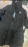 鴨鴨王一博同款冰殼系列3.0pro羽絨服男女長(cháng)款過(guò)膝25冬季新款極寒外套 青光黑 S (建議90-115斤) 曬單實(shí)拍圖
