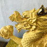 唐丞鍍金龍生肖龍大擺件漢青龍辦公室前臺公司店鋪裝飾開(kāi)業(yè)送禮工藝品 吉祥漢龍（祥龍戲珠）大號 曬單實(shí)拍圖
