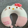 時(shí)鳥(niǎo)旅行u型護頸枕脖子靠枕圍脖頭枕HelloKitty沙發(fā)辦公室午睡枕頭 【KT貓】 28*30cm 曬單實(shí)拍圖