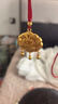 VOXCAE沙金鎖平安鎖鈴鐺仿真拍照長(cháng)命鎖兒童周歲戴飾品項鏈2025年新款 平安鎖項鏈【鈴鐺紅繩】 禮盒裝 【繩長(cháng)70cm】【重量約10g】 曬單實(shí)拍圖