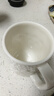 星巴克（Starbucks）墨水咖啡杯白色浮雕馬克杯414ml辦公室咖啡水杯男女生女神節禮物 曬單實(shí)拍圖