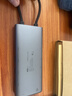 聯(lián)想（lenovo）Type-c擴展塢USB分線(xiàn)器hub擴展器網(wǎng)口延長(cháng)線(xiàn)VGA轉換器HDMI 4K轉接器讀卡器PD100W拓展塢BY11(金屬) 曬單實(shí)拍圖