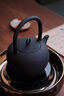 漢帝唐韻（HDTYU）日本鐵壺原裝進(jìn)口砂鐵壺電陶爐高端無(wú)涂層鑄鐵壺燒水煮泡茶茶壺 老巖泥-山野人家套裝 曬單實(shí)拍圖