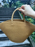 MUJI紙編水桶狀編織斜挎包  禮物 托特包大 均碼 曬單實(shí)拍圖
