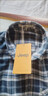 JEEP吉普新款男士格子襯衫夏季休閑短袖上衣半袖襯衣外套夏裝商務(wù)正裝 藏藍格 L 曬單實(shí)拍圖
