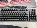 羅技（Logitech）K848機械鍵盤(pán) 有線(xiàn)1K晶石軸鍵盤(pán) 辦公電腦打字97鍵  K845升級版 電競游戲發(fā)光 個(gè)性化定制鍵帽 【1K背光驅動(dòng)】K848黑色+黑莓鍵帽+鼠標墊 曬單實(shí)拍圖