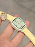 歌莉侑（GCCLIYO）手表女生高顏值可愛(ài)小眾原創(chuàng  )初高中生女新款石英皮帶腕表閨蜜禮物 芝士黃【奶杏禮盒】 曬單實(shí)拍圖
