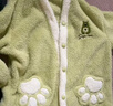 婧麒（JOYNCLEON）月子服冬加厚珊瑚絨保暖哺乳睡衣孕婦產(chǎn)后家居服綠XXL Jyz187522 曬單實(shí)拍圖