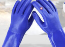 勝麗 V-FLEX? VLP801 PVC浸塑磨砂手套27cm耐磨耐油防酸堿 機械維修勞保防護手套 5副裝 曬單實(shí)拍圖