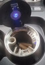 貝傅特車(chē)載煙灰缸LED燈帶蓋煙灰缸防飛灰不掉灰耐高溫內膽可拆式煙缸 曬單實(shí)拍圖
