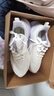 安踏氫跑女鞋運動(dòng)鞋春季軟底皮網(wǎng)面透氣減震體測跑步鞋輕便休閑鞋子 【網(wǎng)面透氣】象牙白/淡灰-7 38.5 曬單實(shí)拍圖