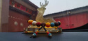 愛(ài)維親汽車(chē)擺件一路平安鹿車(chē)載車(chē)內裝飾高檔男女士中控儀表臺香水座 菩提子黃鹿 曬單實(shí)拍圖