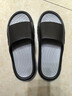回力拖鞋男士夏季厚底防滑耐磨潮流居家浴室洗澡涼拖鞋男外穿 黑灰 42-43 曬單實(shí)拍圖