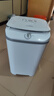 揚子揚子洗衣機小型家用半全自動(dòng)迷你洗衣機藍光抑菌洗脫一體兒童宿舍洗衣機殺菌單桶洗衣機 7.5KG白色【洗滌+鋼瀝水籃+藍光抑菌】 曬單實(shí)拍圖
