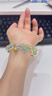 大英博物館東方夢(mèng)境玲瓏福祿藍色琉璃輕奢手鏈手串送女友禮物 曬單實(shí)拍圖