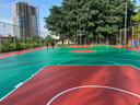 硅pu球場(chǎng)面層彈性材料塑膠籃球場(chǎng)地硅pu地面學(xué)校球場(chǎng)材料廠(chǎng)家 硅pu3-8mm 曬單實(shí)拍圖