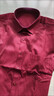 恒源祥純棉襯衫男長(cháng)袖中老年爸爸裝商務(wù)休閑加大碼春秋季全棉襯衣男抗皺 酒紅色-直擺 100%純棉 41 【建議140-150斤】 曬單實(shí)拍圖