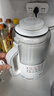 大宇（DAEWOO）破壁機家用豆漿機 1L微壓2-3人食全自動(dòng)輕音五谷雜糧免煮免手洗榨汁料理輔食 白色SM09 曬單實(shí)拍圖