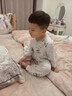 柯斯德尼（kidsneed）兒童睡衣套裝2026新款春夏薄款男童女童家居服竹棉紗布寶寶空調服 歡樂(lè )滑雪【10A抗菌 吸濕透氣 植物驅蚊】 100 cm 建議身高95-105 曬單實(shí)拍圖