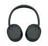 索尼（SONY）WH-CH720N 頭戴式無(wú)線(xiàn)耳機 藍牙降噪耳機 手機電腦筆記本網(wǎng)課游戲適用耳麥 禮物送女友男友學(xué)生 黑色 曬單實(shí)拍圖