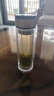 【京東物流配送】高硼硅雙層玻璃杯大容量泡茶杯水杯子茶水分離杯 【雙層加厚】茶杯350ml1只 曬單實(shí)拍圖