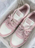 adidas ENTRAP美式校園風(fēng)運動(dòng)少年感復古籃球風(fēng)板鞋男女阿迪達斯   白色/粉色   38.5 曬單實(shí)拍圖