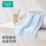 全棉時(shí)代毛巾四層褶皺紗布毛巾家用純棉吸水柔軟速干-棉絨絨藍34×76cm 曬單實(shí)拍圖