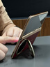 智父榮耀magic v6手機殼新款v6折疊屏保護殼真皮鏡頭支架magicv6中軸全包超薄電鍍邊框防摔高級感外殼 【赤兔紅-高清】輕奢手感丨殼膜一體丨鏡頭支架 曬單實(shí)拍圖