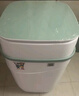 小鴨3.5公斤小型半自動(dòng)單桶迷你洗衣機 嬰兒小洗衣機  內衣褲洗衣機 抹茶綠XPB35-1708 曬單實(shí)拍圖