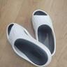 紅豆踩屎感拖鞋男款2026夏季室內家居防滑防臭足弓支撐運動(dòng)涼拖女外穿 白黑 42-43 正碼 曬單實(shí)拍圖