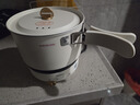 美的（Midea）電煮鍋0涂層316L不銹鋼電熱鍋一體多功能鍋1-2個(gè)人折疊便攜分體小火鍋戶(hù)外旅行宿舍迷你學(xué)生泡面鍋 1.7L 三檔火力316母嬰級內膽 曬單實(shí)拍圖