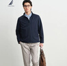 諾帝卡（NAUTICA）男裝26春季新品防潑水立領(lǐng)口袋商務(wù)休閑夾克外套01JO26136WM 藏青色4NV L 曬單實(shí)拍圖