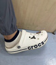 卡駱馳（CROCS）洞洞鞋貝雅卡駱班輕便耐磨一腳蹬休閑鞋|205089 黑色/白色-066 39 (240mm) 曬單實(shí)拍圖