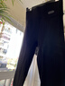 古今（GUJIN）高腰秋褲女螺紋打底女秋冬緊身顯瘦外穿百搭棉質(zhì)保暖褲女黑XL 曬單實(shí)拍圖