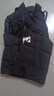 花花公子（PLAYBOY）羽絨棉馬甲男士新款秋冬季工裝外套背心坎肩加肥加厚大碼拼色馬夾 HLYK665馬甲黑色 8XL 240-260斤 曬單實(shí)拍圖