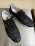 零度休閑皮鞋男鞋春季新款潮流運動(dòng)百搭休閑鞋男磨砂軟底輕便通勤鞋男 黑色 【標準皮鞋碼】 41 (255mm) 曬單實(shí)拍圖