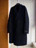 報喜鳥(niǎo)大衣男裝【100%羊毛】秋冬款休閑長(cháng)款雙面呢大衣微闊寬松時(shí)尚外套 曜石黑 XL -50(180/100) 曬單實(shí)拍圖