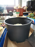 MVVWVV特大花盆大口徑黑醋栗盆栽花盆加厚黑色矮胖加侖花盆塑料黃金葛月 30cm黑醋栗花盆3個(gè)裝 塑料 特大 曬單實(shí)拍圖