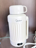 美的便攜式燒水壺 電熱水杯 車(chē)載燒水杯 熱水壺電熱水壺 旅行旅游出差電壺燒水保溫一體全自動(dòng)恒溫水壺 1.2L 插電使用 曬單實(shí)拍圖