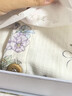 嫚熙（EMXEE）睡衣春夏季孕婦裝衣服褲子哺乳待產(chǎn)產(chǎn)后月子服家居服套裝彈力絲麻 綺幻花信-兩件套（無(wú)哺乳口） L 曬單實(shí)拍圖